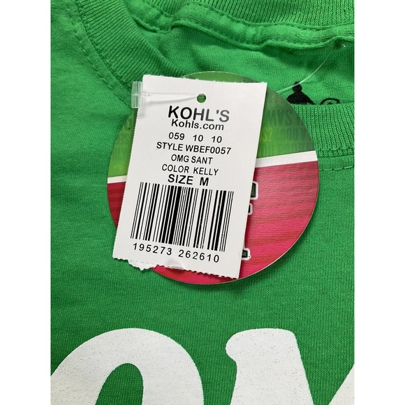 Buddy Elf T-Shirt ‘ OMG Santa ’ SZ M Adult Unisex Holiday Movie Christmas Season - Picture 8 of 13